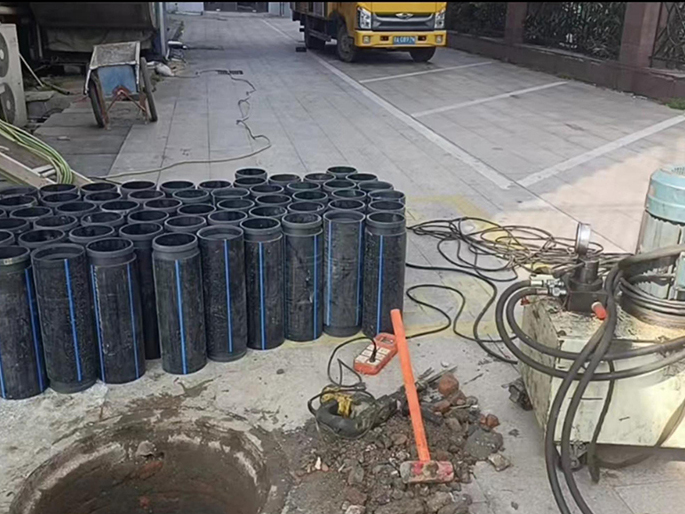 都匀PE置换管厂家 DN315置换管 非开挖管短管置换